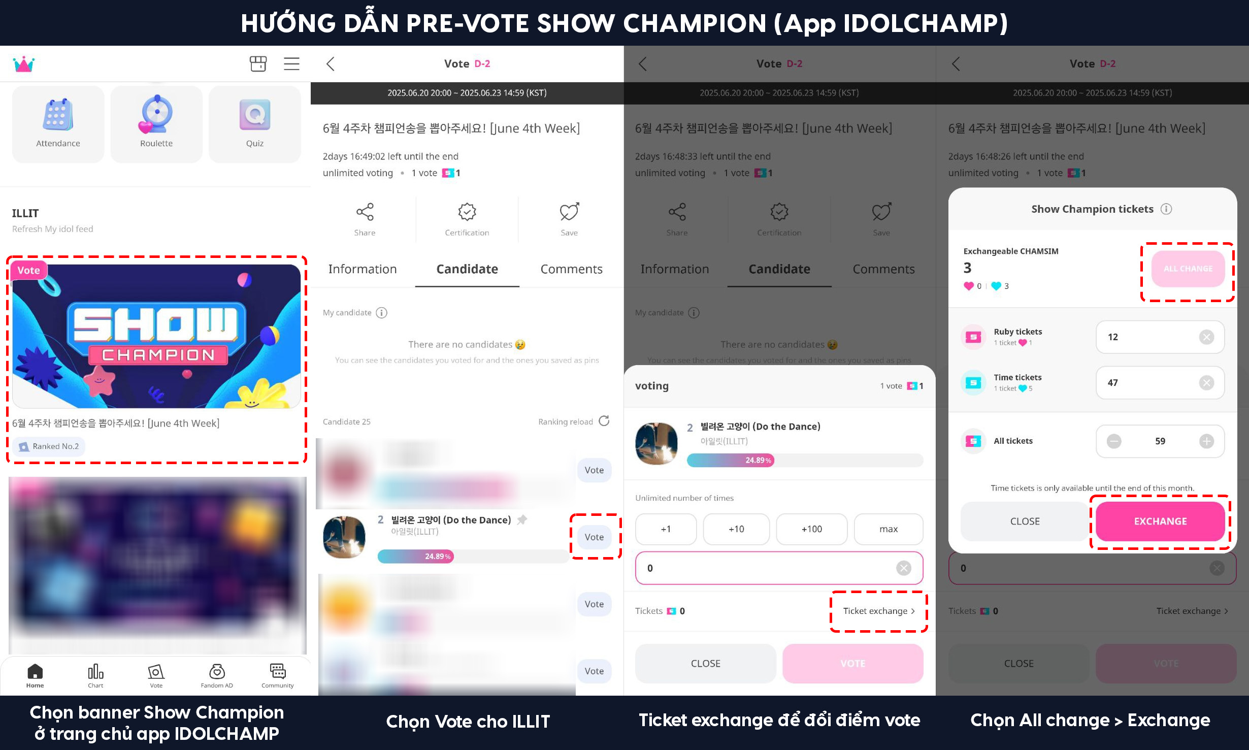 Vote IDOLCHAMP