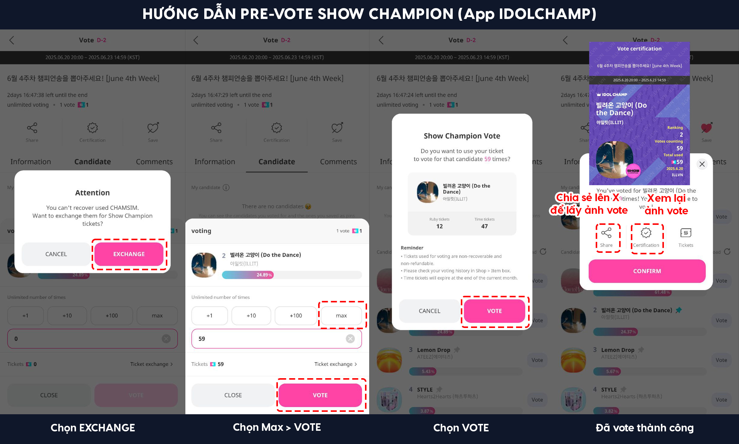 Vote IDOLCHAMP