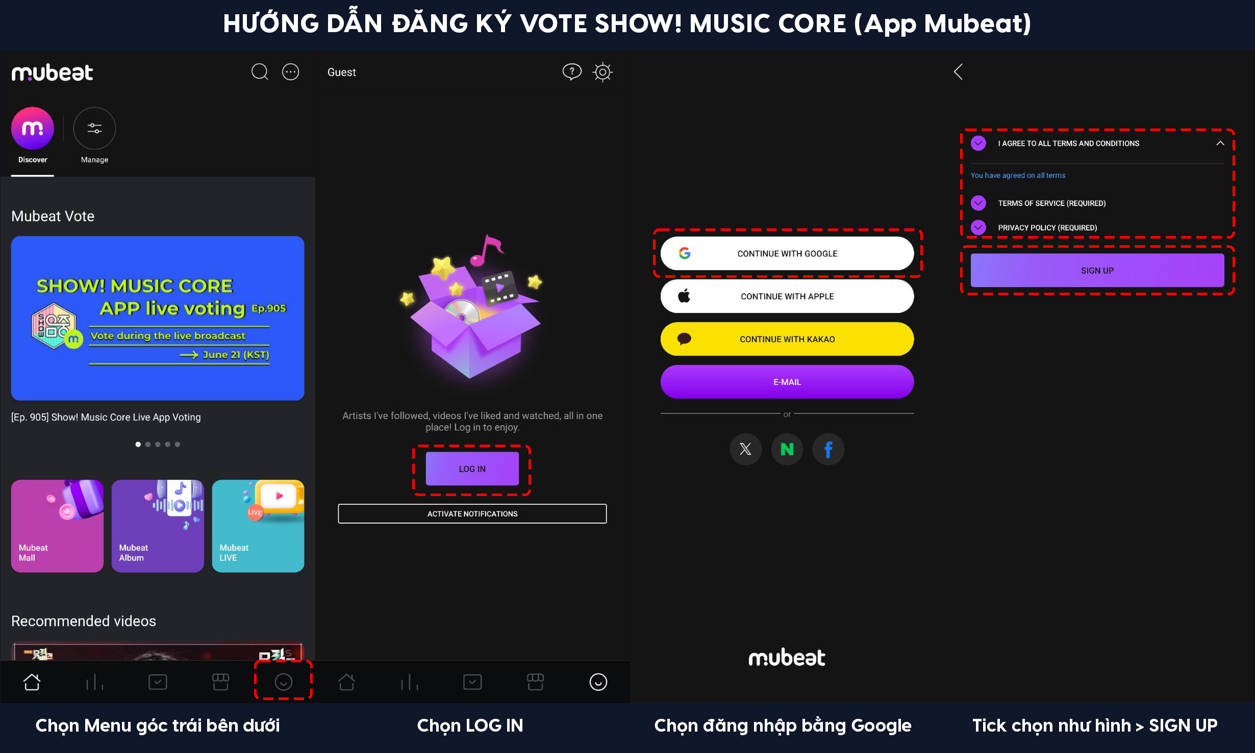 Đăng ký tài khoản IDOLCHAMP
